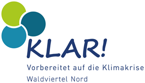 Logo KLAR! - Vorbereitet auf die Klimakrise Waldviertel Nord